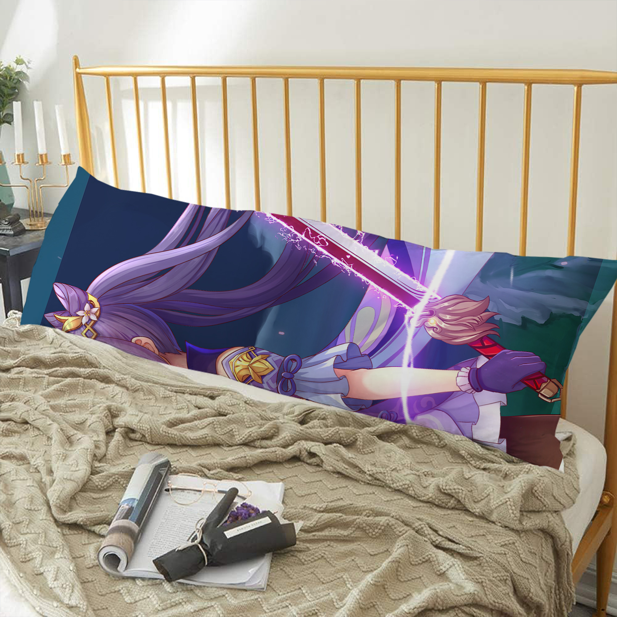 げんし神 genshin ロング抱き枕カバー 両面プリントタイプ（サイズ選択可）