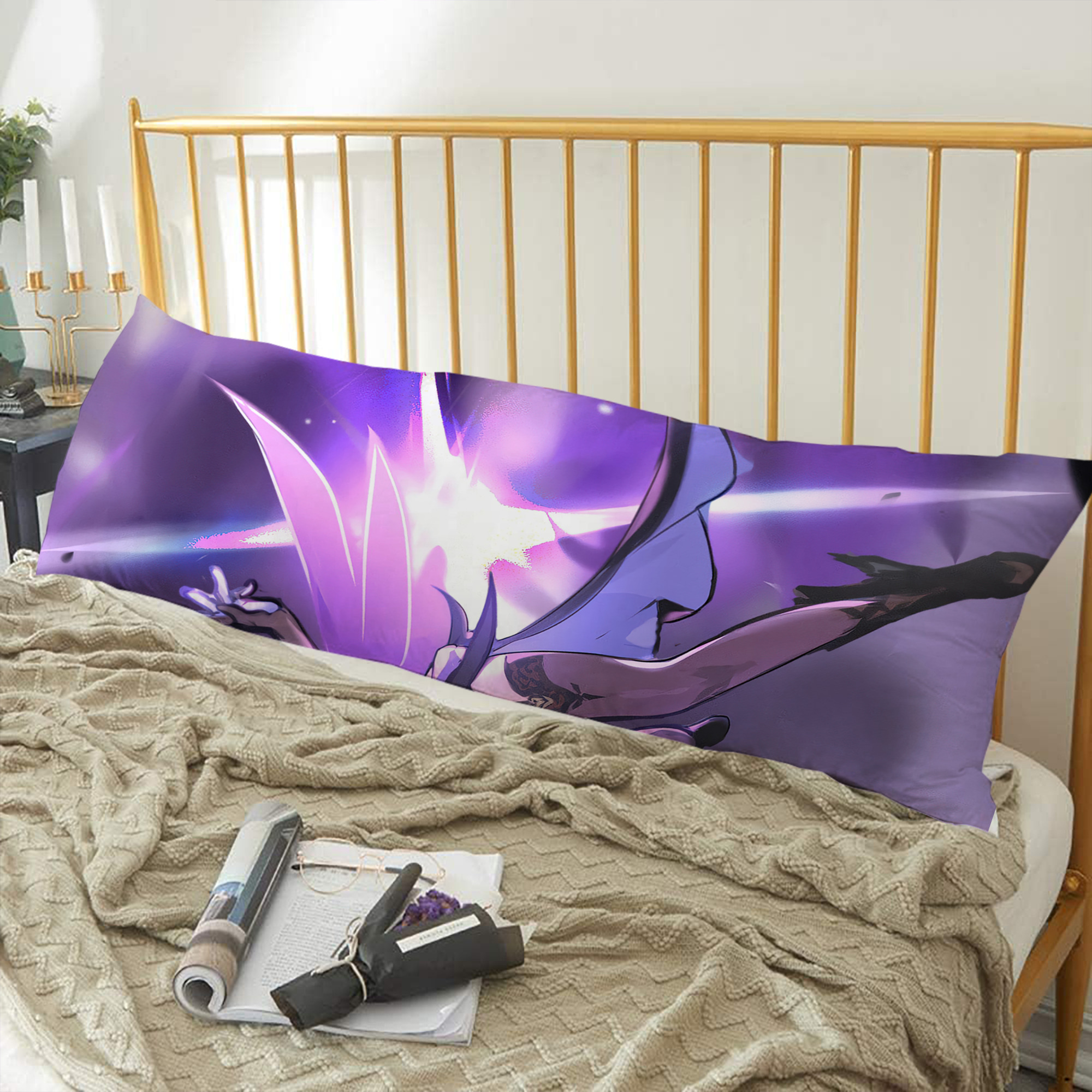 げんし神 genshin ロング抱き枕カバー 両面プリントタイプ（サイズ選択可）