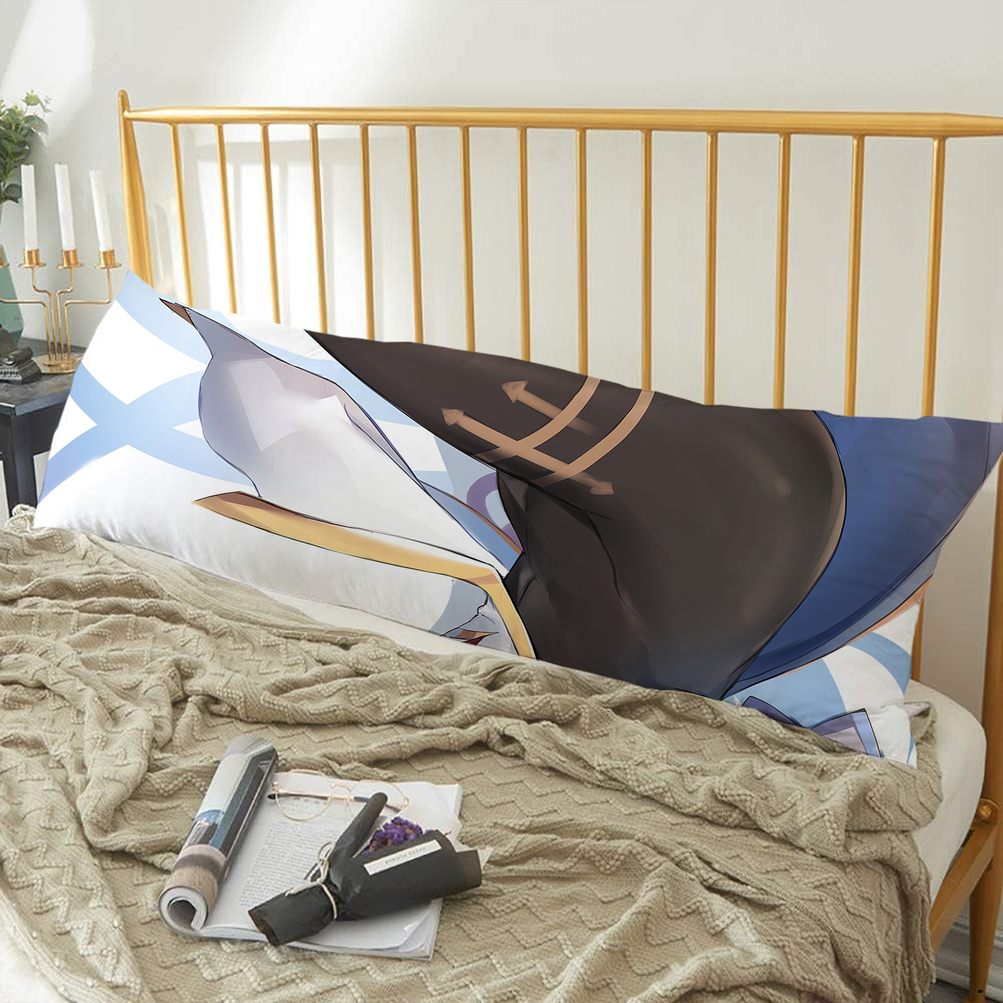 げんし神 genshin ロング抱き枕カバー 両面プリントタイプ（サイズ選択可）