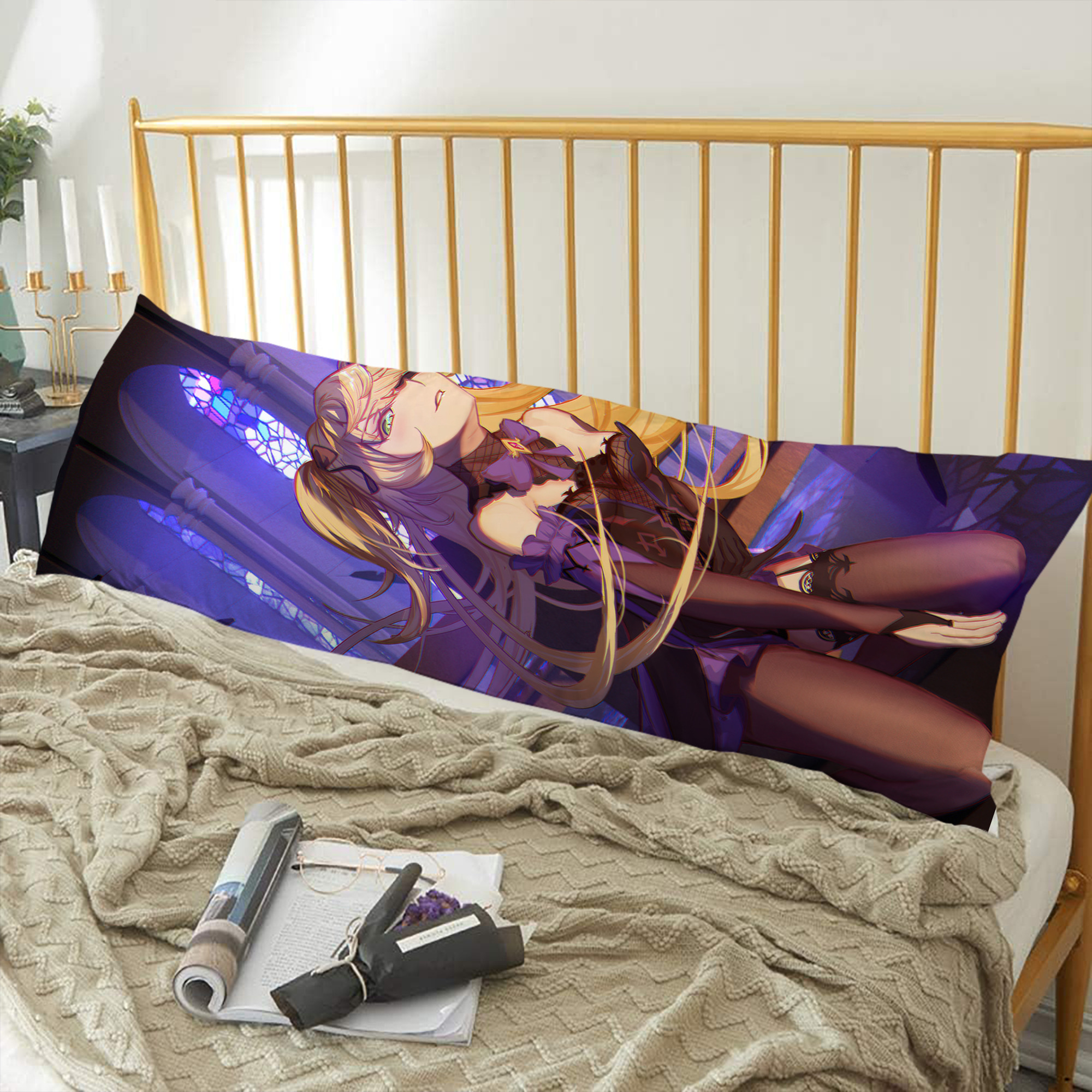 げんし神 genshin ロング抱き枕カバー 両面プリントタイプ（サイズ選択可）