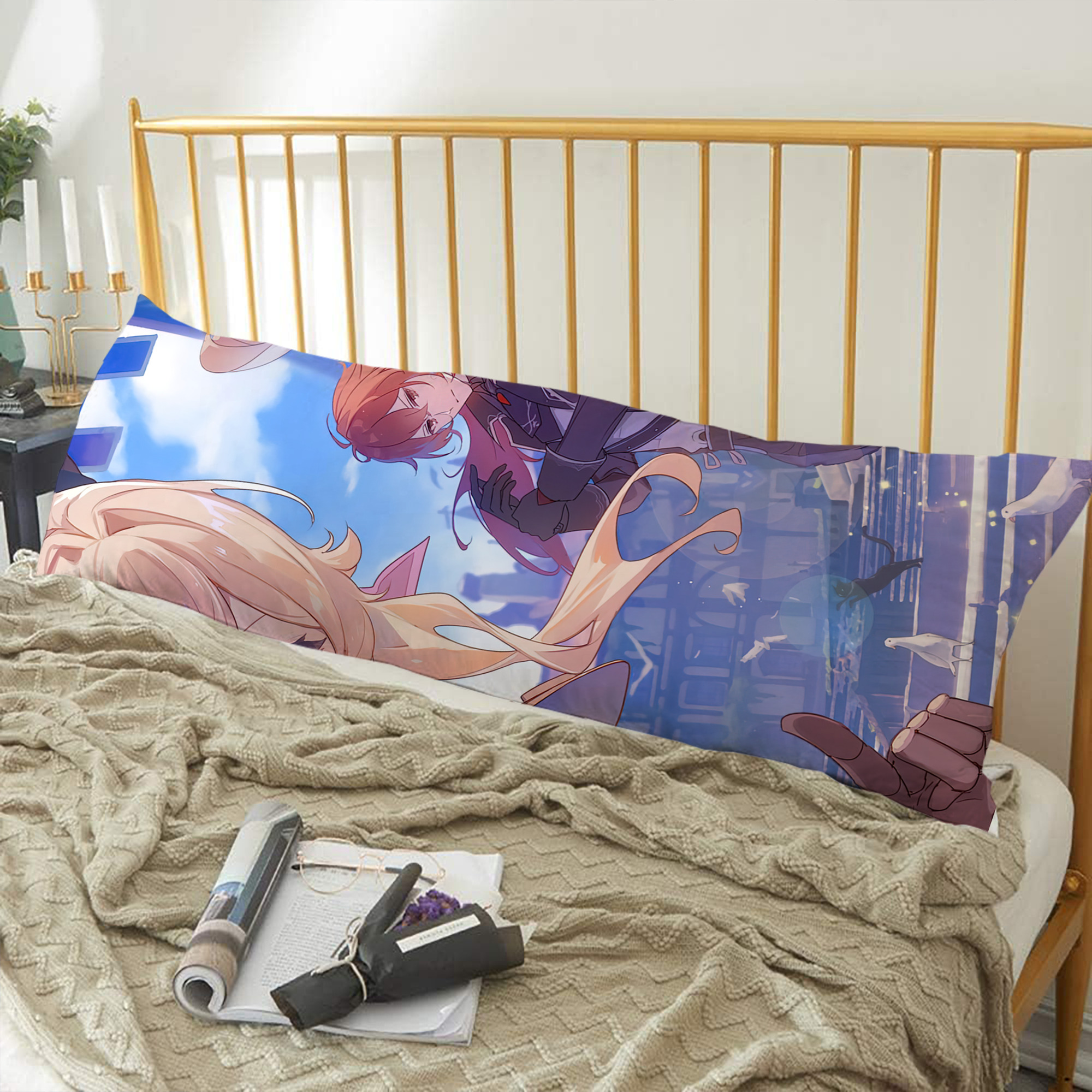 げんし神 genshin ロング抱き枕カバー 両面プリントタイプ（サイズ選択可）