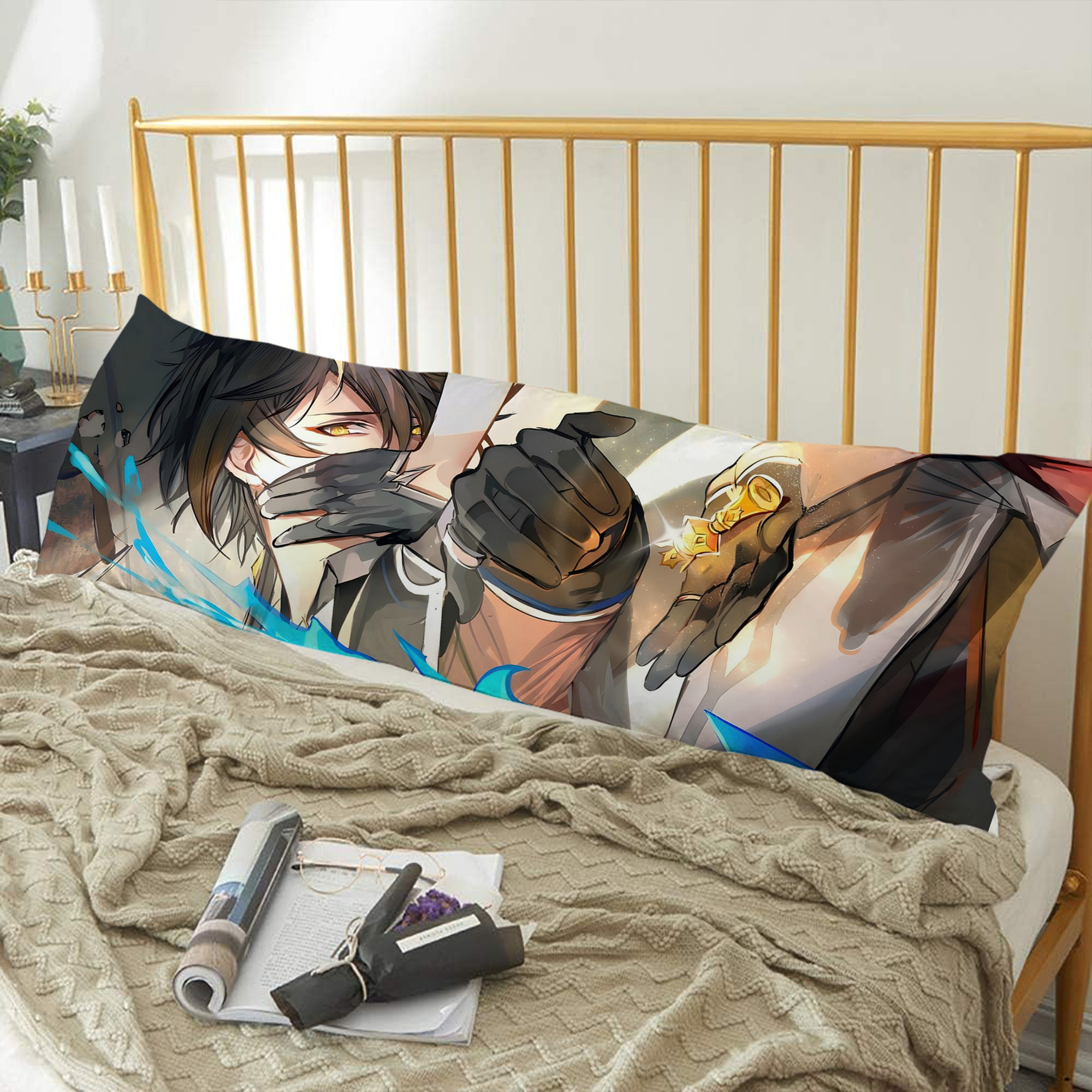 げんし神 genshin ロング抱き枕カバー 両面プリントタイプ（サイズ選択可）