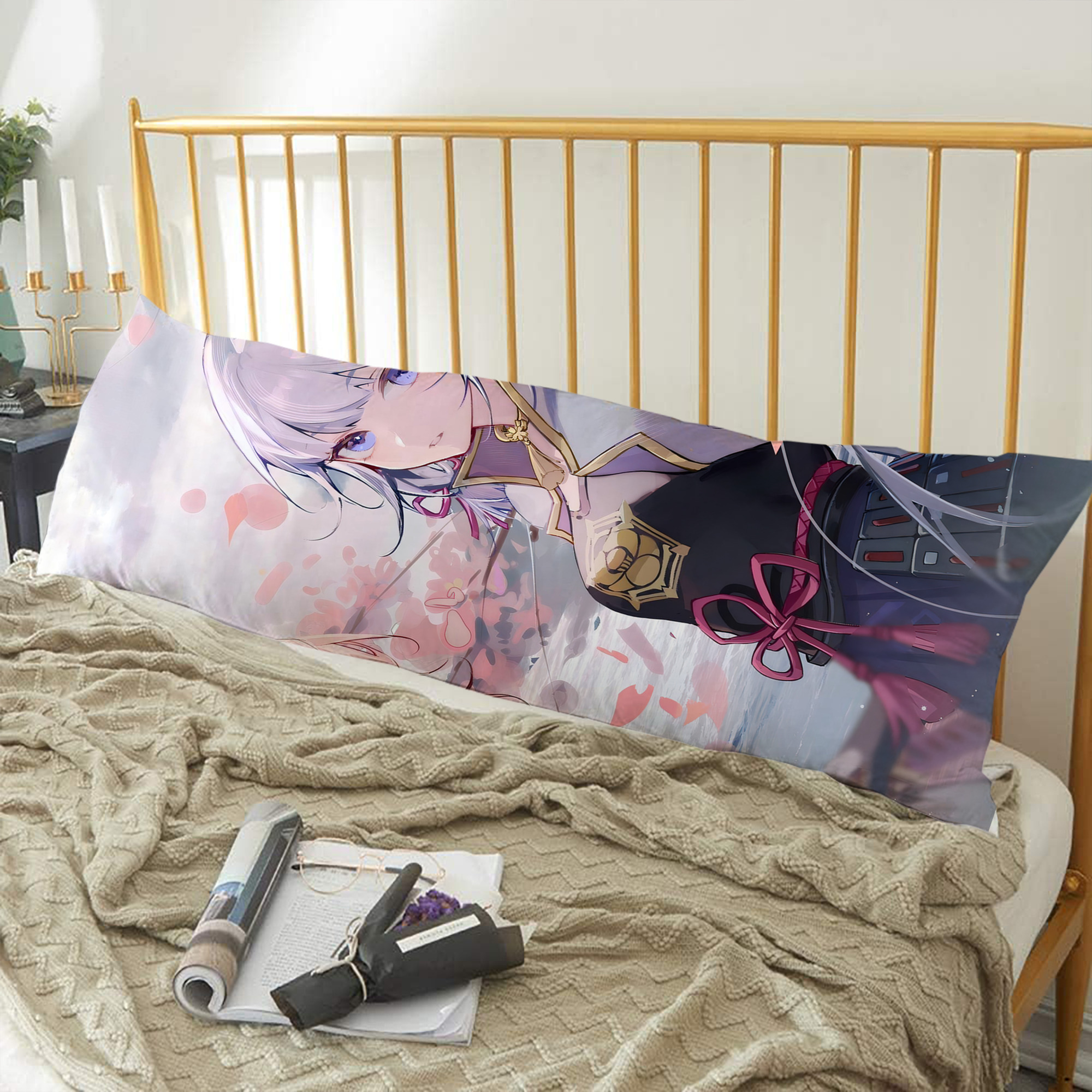 げんし神 genshin ロング抱き枕カバー 両面プリントタイプ（サイズ選択可）