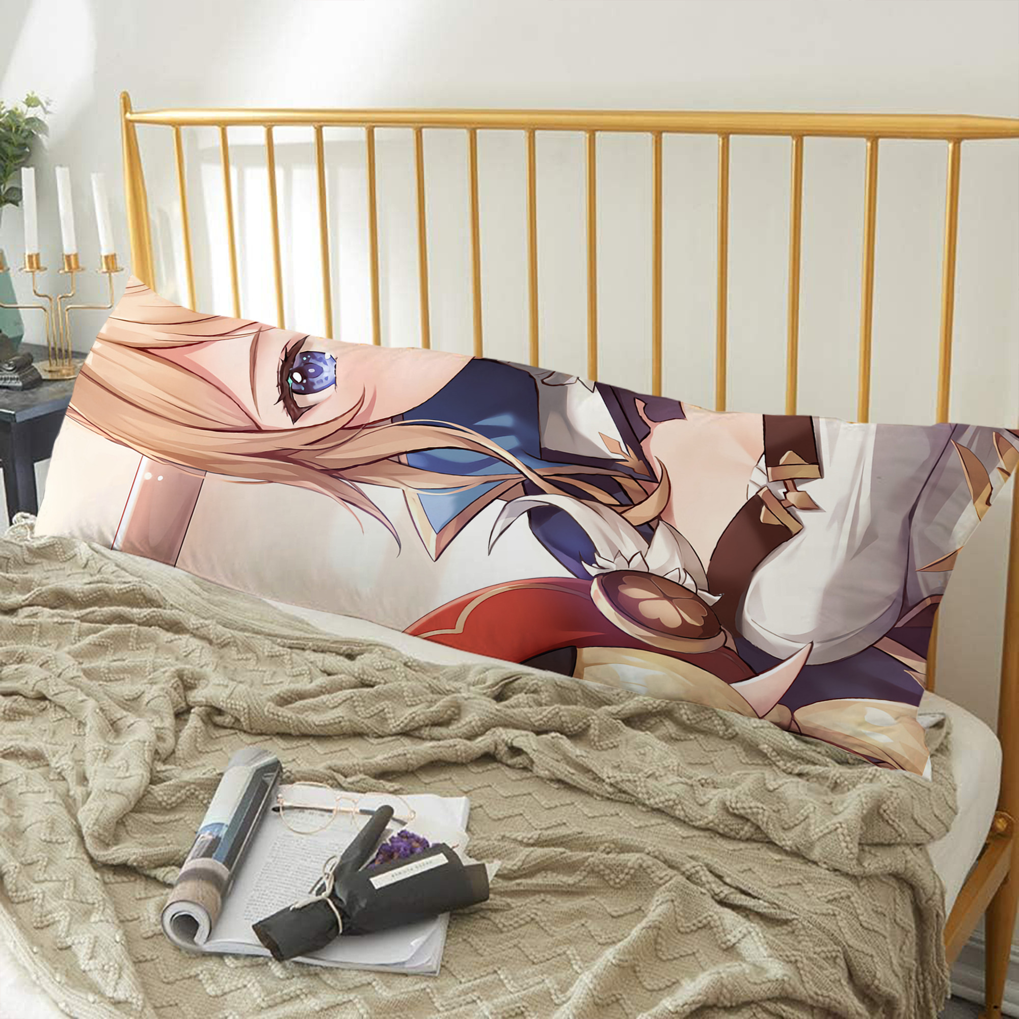 げんし神 genshin ロング抱き枕カバー 両面プリントタイプ（サイズ選択可）