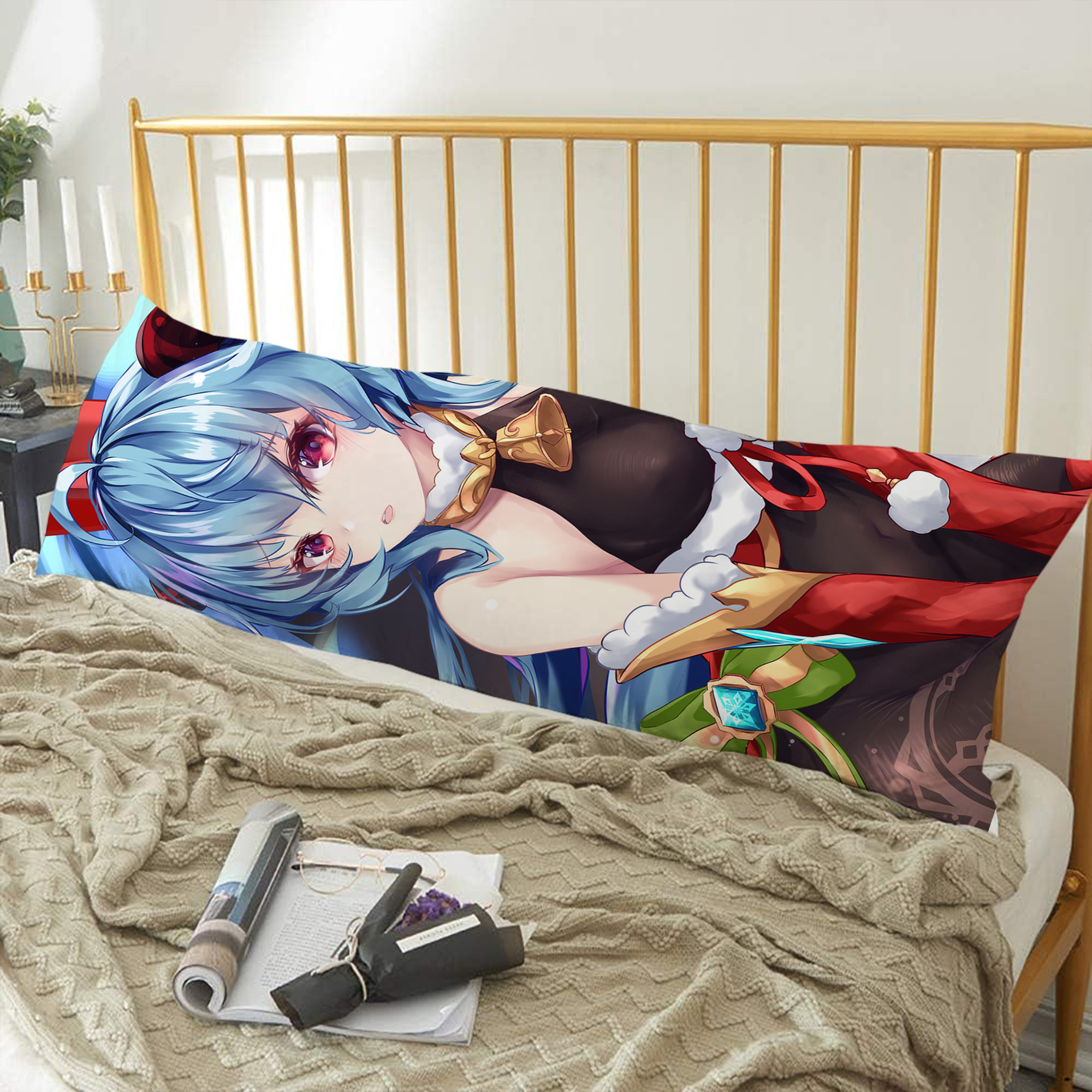 げんし神 genshin ロング抱き枕カバー 両面プリントタイプ（サイズ選択可）