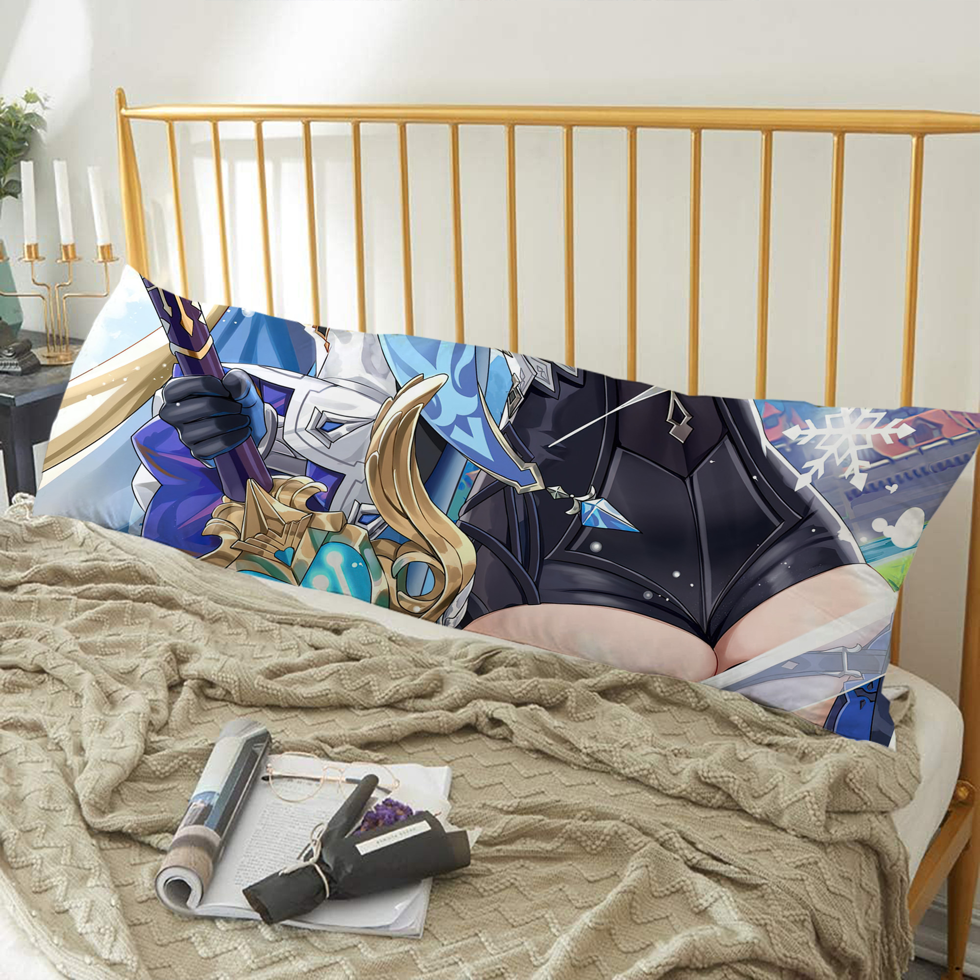 げんし神 genshin ロング抱き枕カバー 両面プリントタイプ（サイズ選択可）