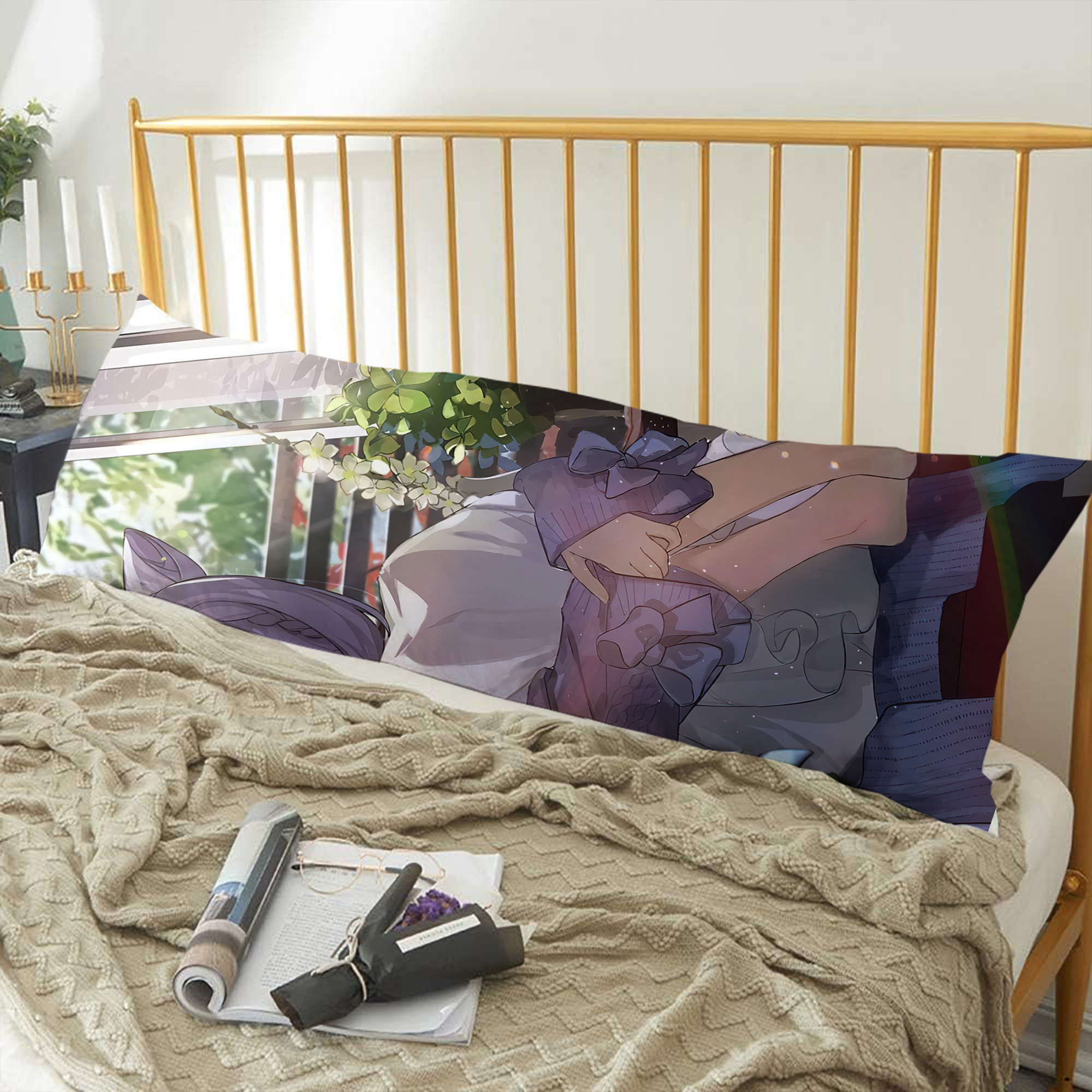 げんし神 genshin ロング抱き枕カバー 両面プリントタイプ（サイズ選択可）