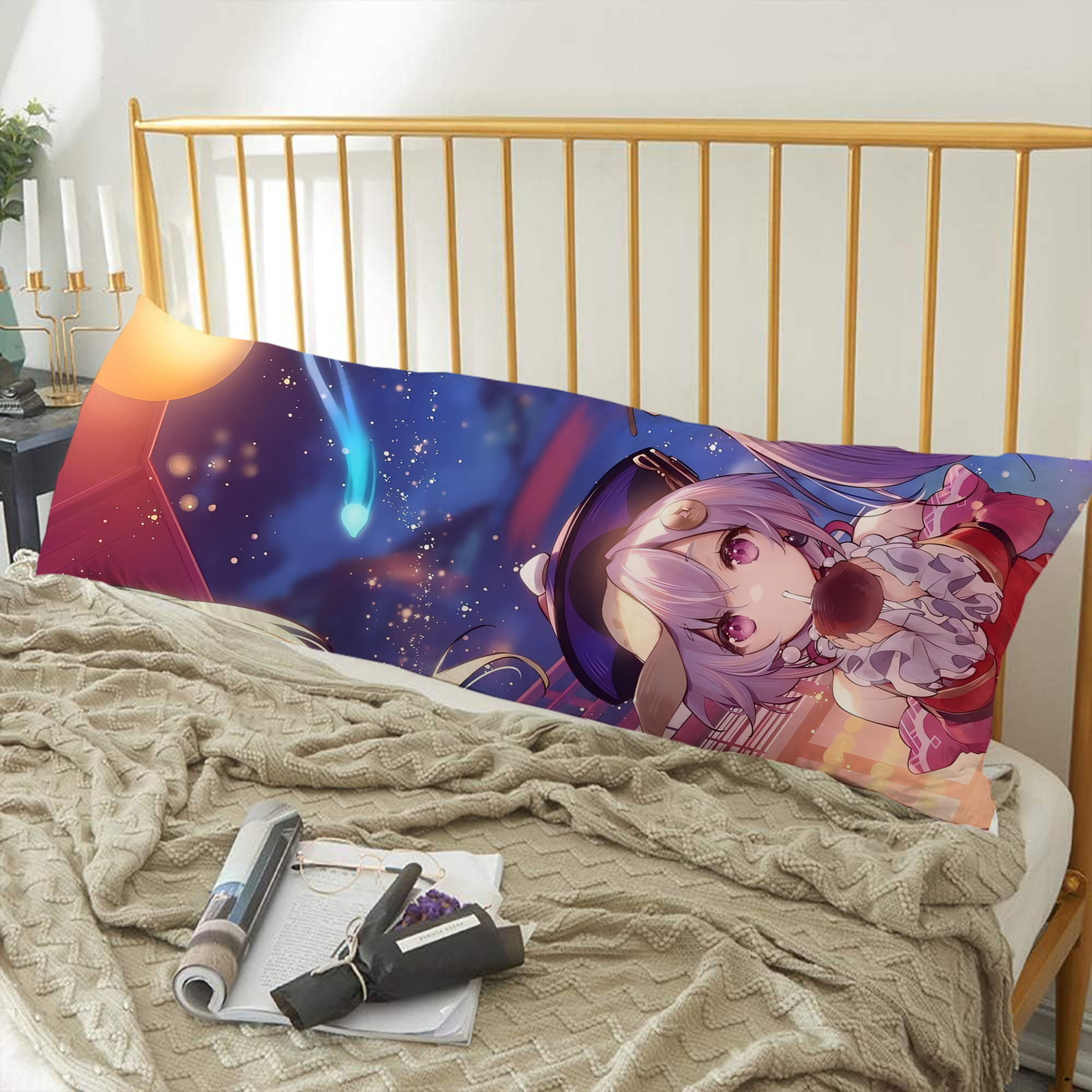 げんし神 genshin ロング抱き枕カバー 両面プリントタイプ（サイズ選択可）