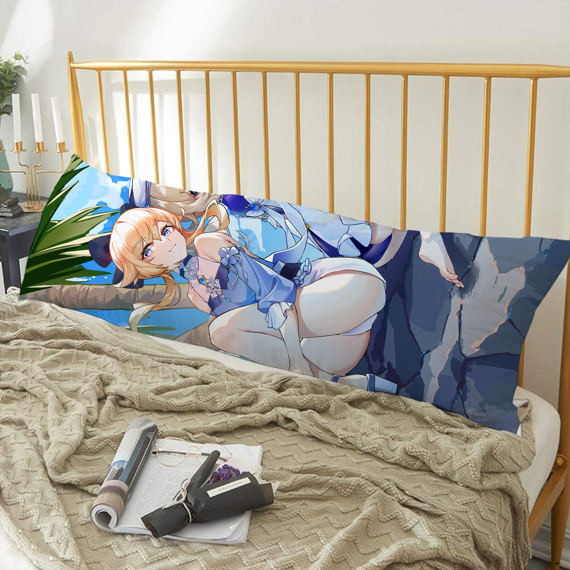 げんし神 genshin ロング抱き枕カバー 両面プリントタイプ（サイズ選択可）