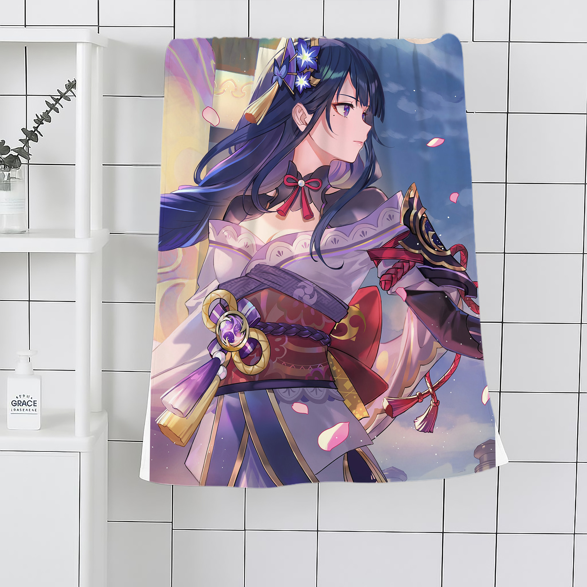 げんし神 genshin 大判バスタオル 70×140cm 吸水速乾 柔らかい肌触り