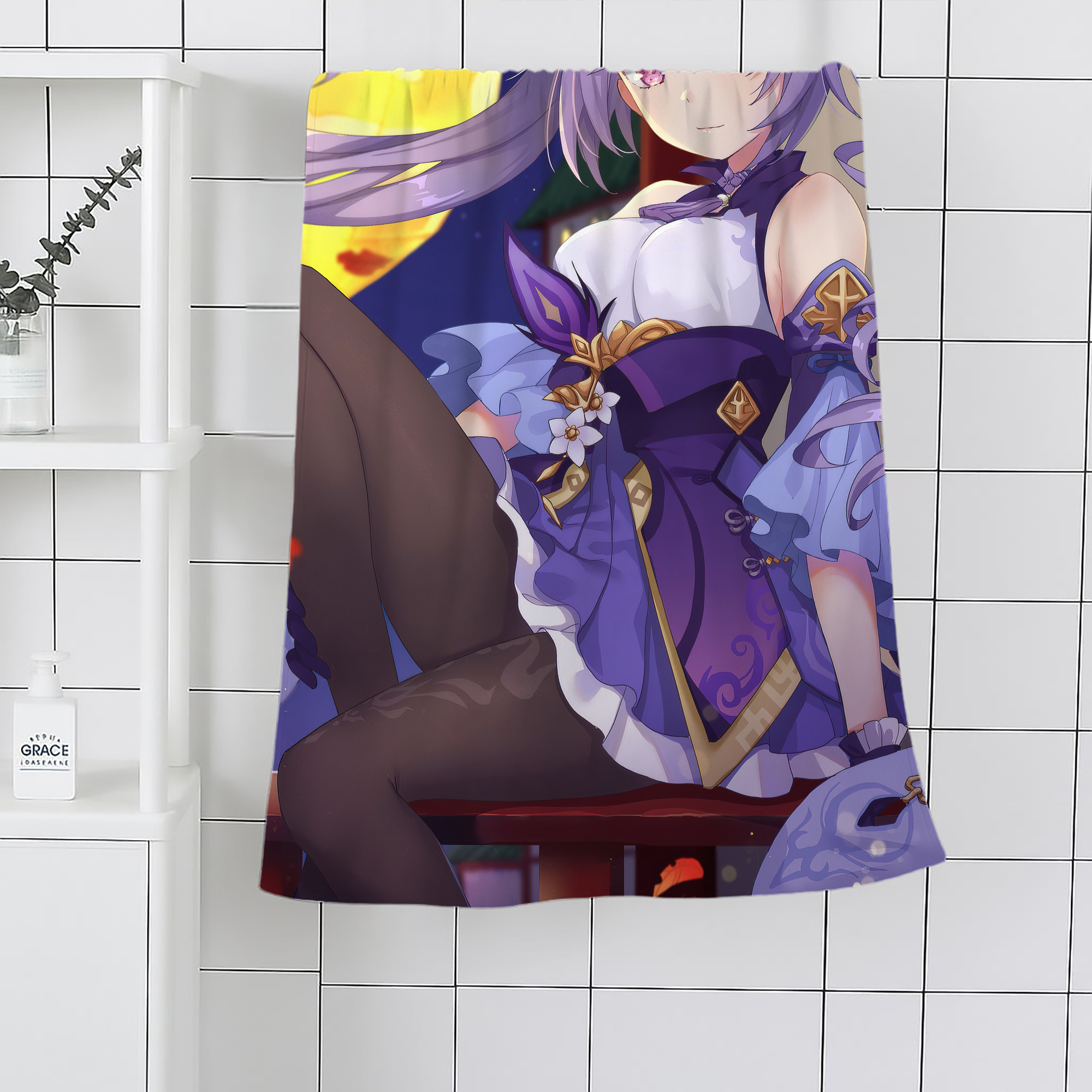 げんし神 genshin 大判バスタオル 70×140cm 吸水速乾 柔らかい肌触り