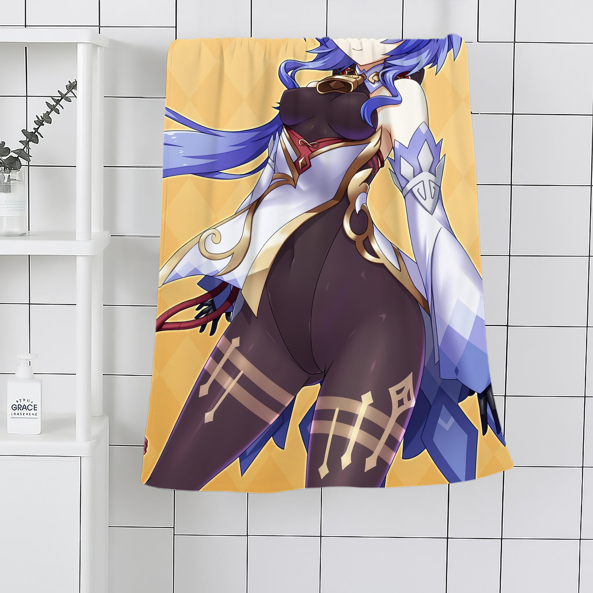 げんし神 genshin 大判バスタオル 70×140cm 吸水速乾 柔らかい肌触り