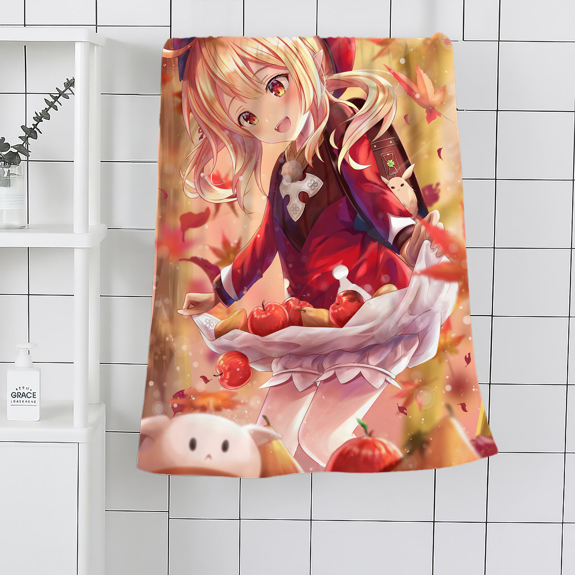 げんし神 genshin 大判バスタオル 70×140cm 吸水速乾 柔らかい肌触り