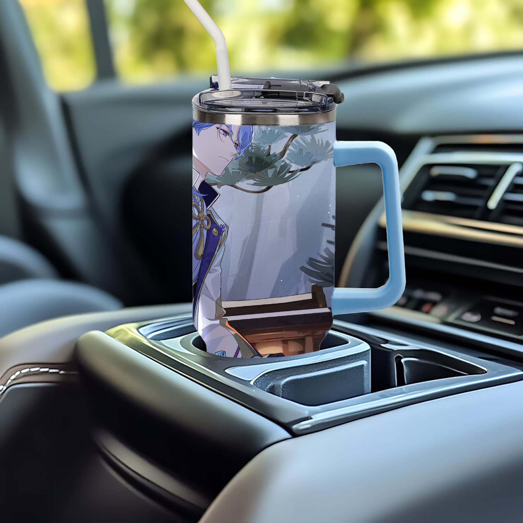 げんし神 genshin 1200ｍLフルプリント車用タンブラー