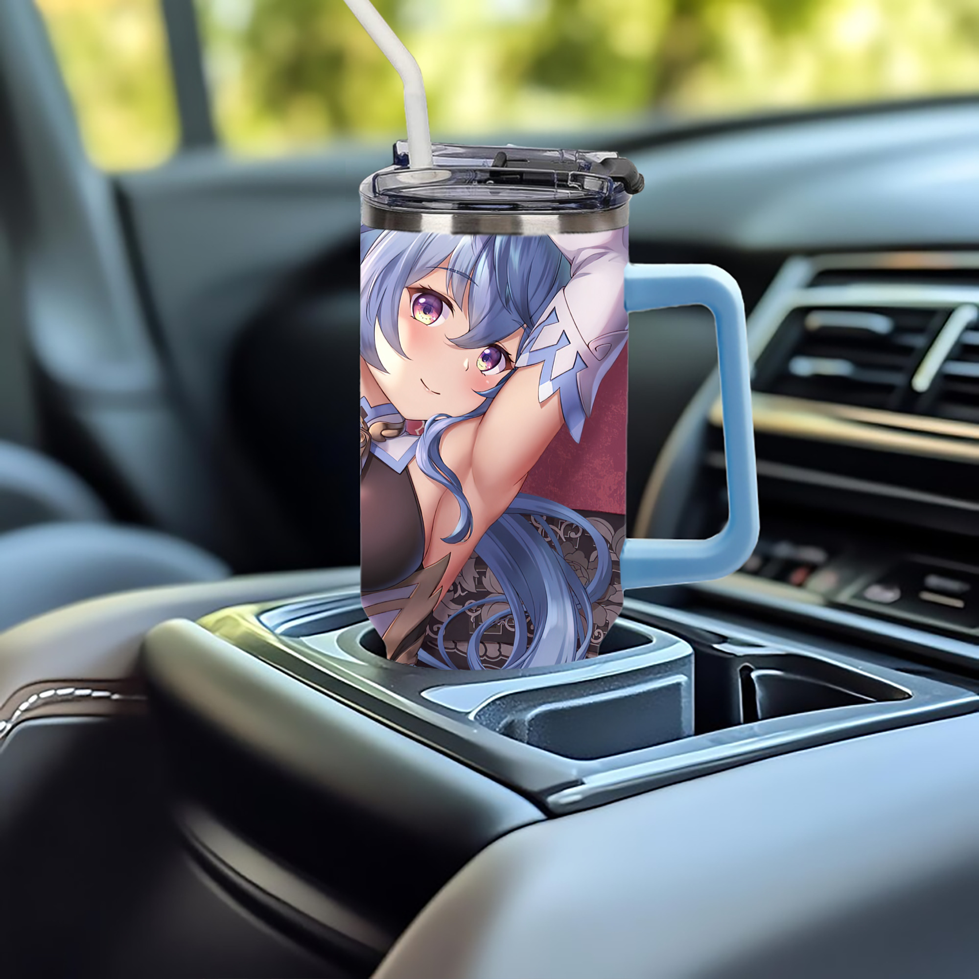 げんし神 genshin 1200ｍLフルプリント車用タンブラー