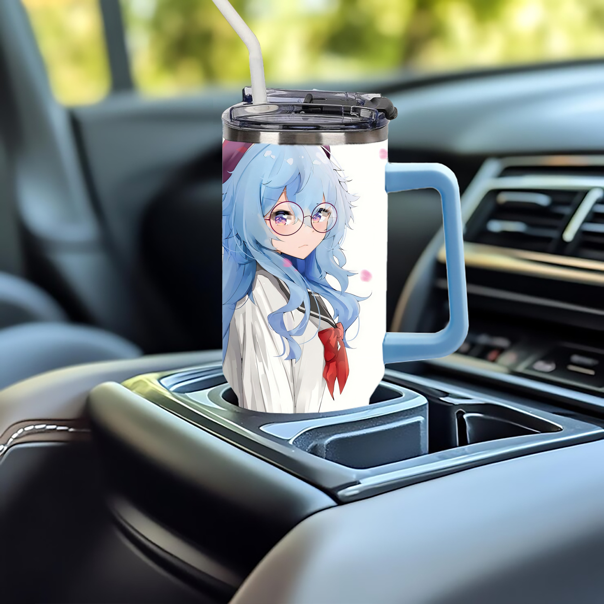 げんし神 genshin 1200ｍLフルプリント車用タンブラー