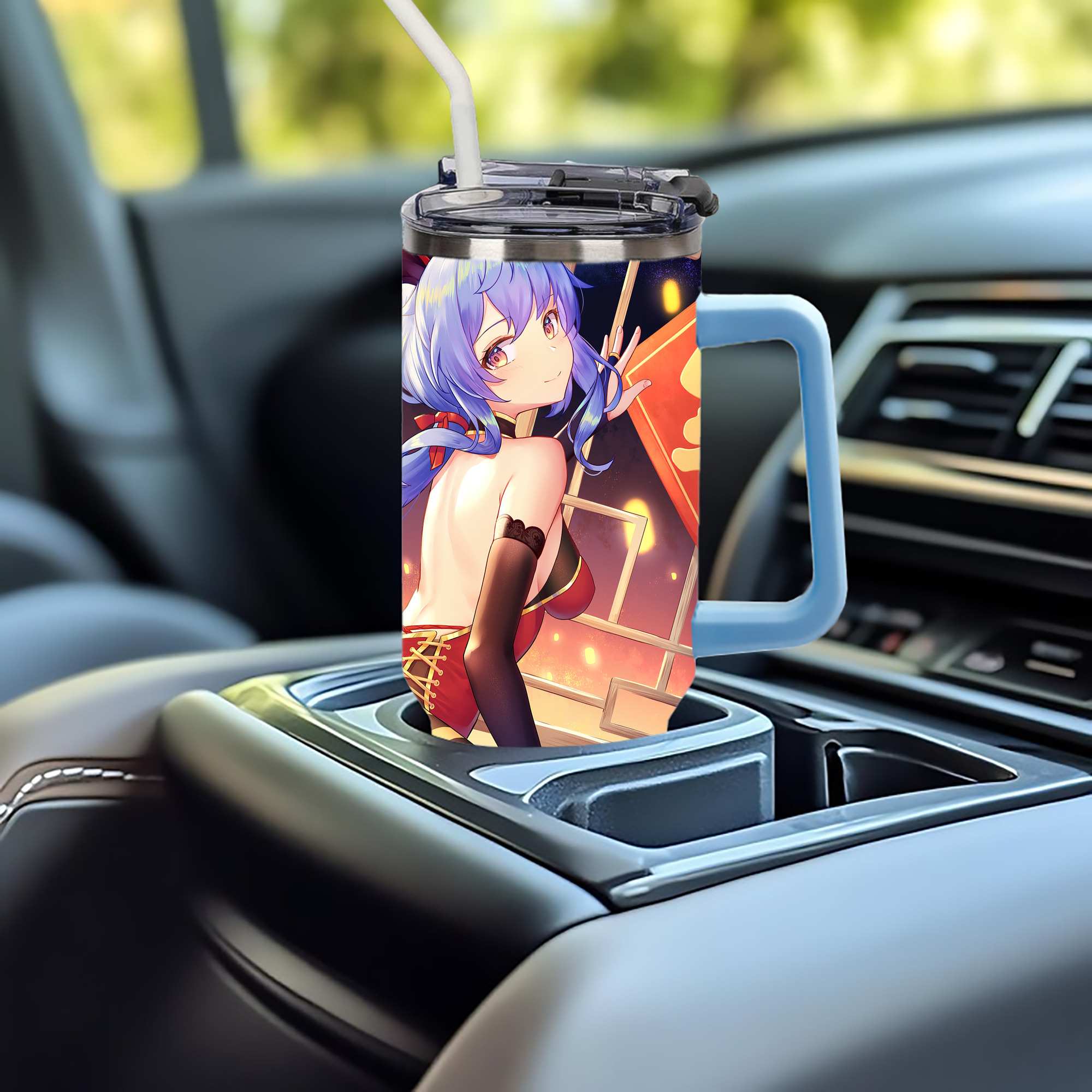 げんし神 genshin 1200ｍLフルプリント車用タンブラー