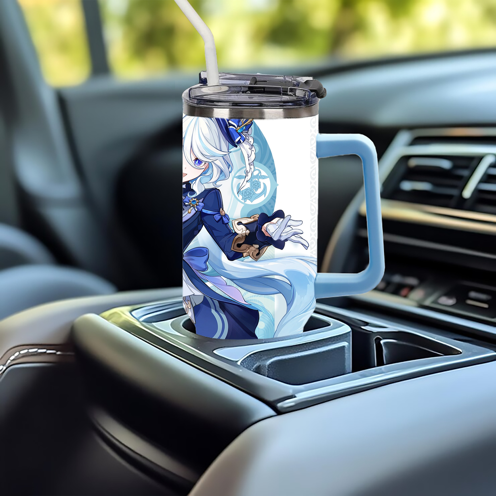 げんし神 genshin 1200ｍLフルプリント車用タンブラー