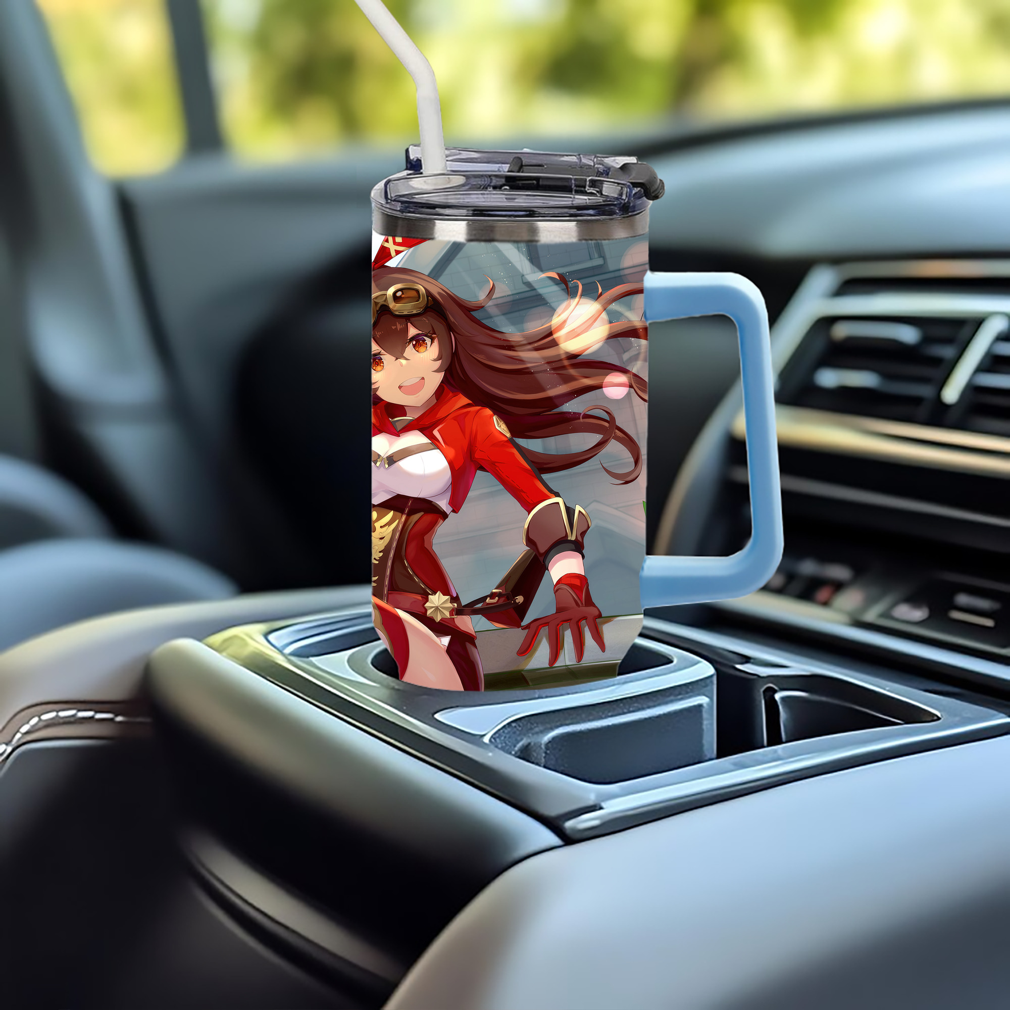 げんし神 genshin 1200ｍLフルプリント車用タンブラー