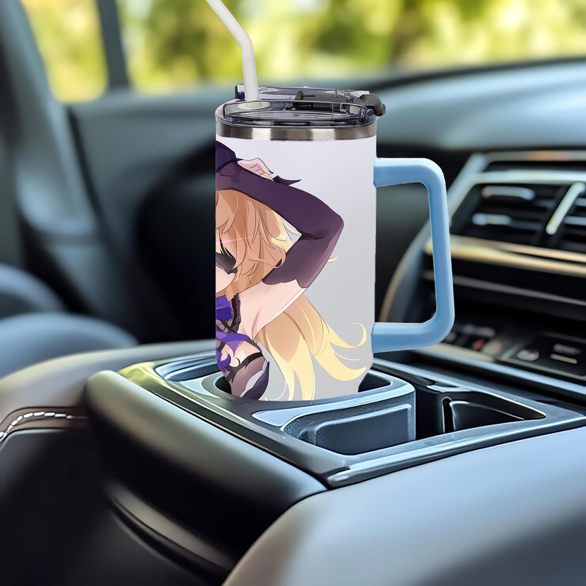 げんし神 genshin 1200ｍLフルプリント車用タンブラー