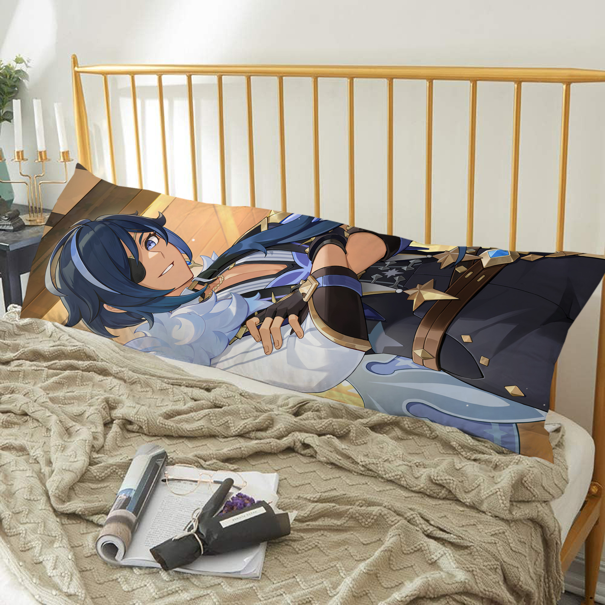 げんし神 genshin ロング抱き枕カバー 両面プリントタイプ（サイズ選択可）