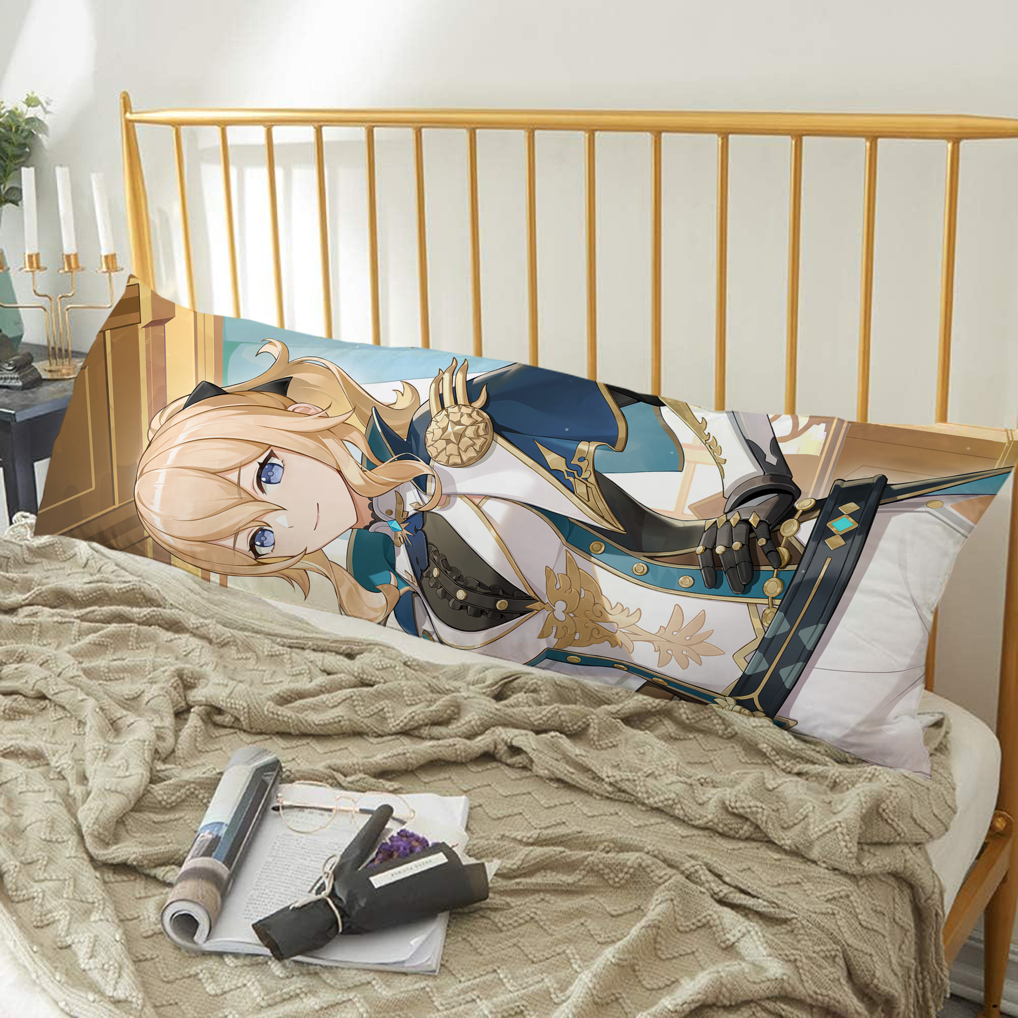 げんし神 genshin ロング抱き枕カバー 両面プリントタイプ（サイズ選択可）