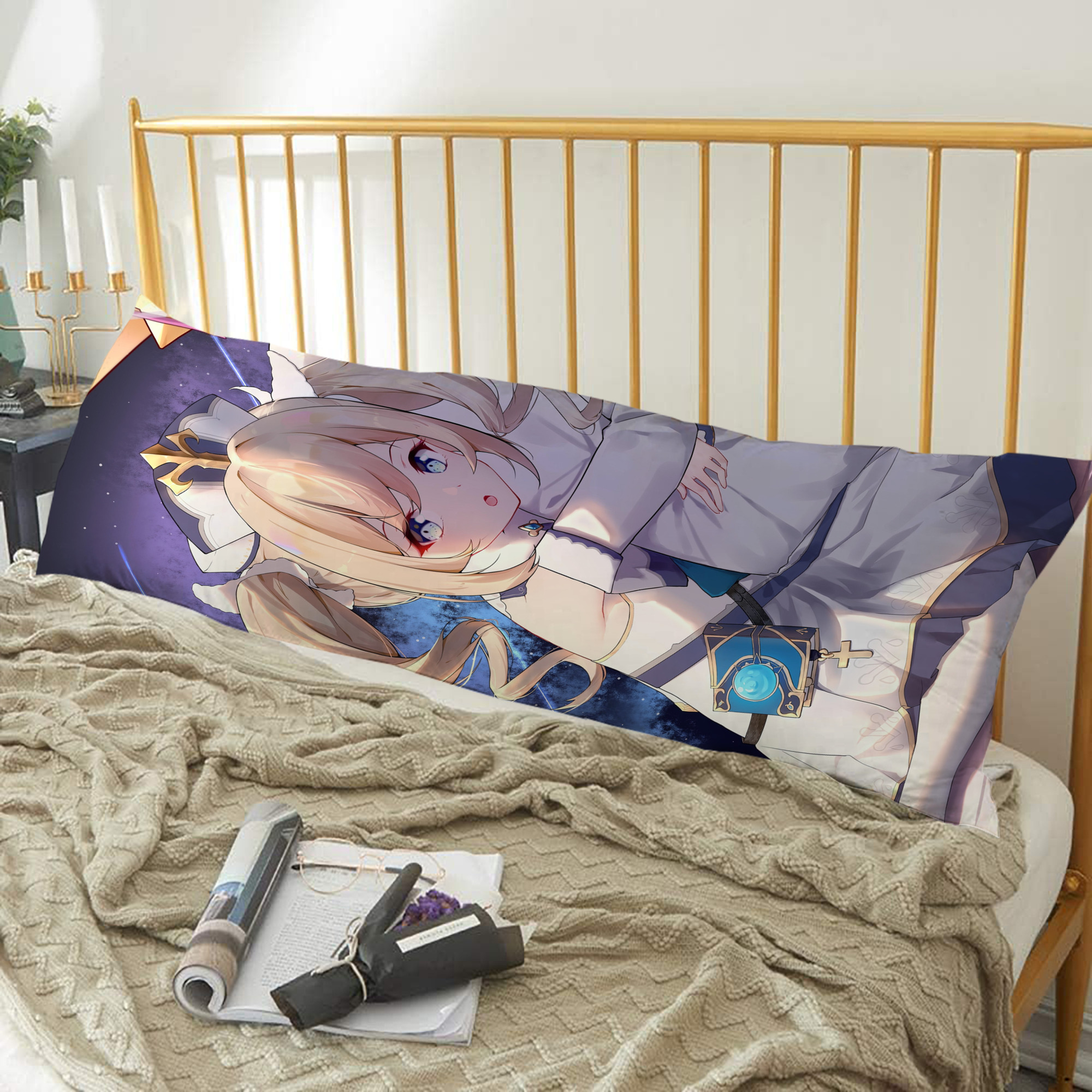 げんし神 genshin ロング抱き枕カバー 両面プリントタイプ（サイズ選択可）