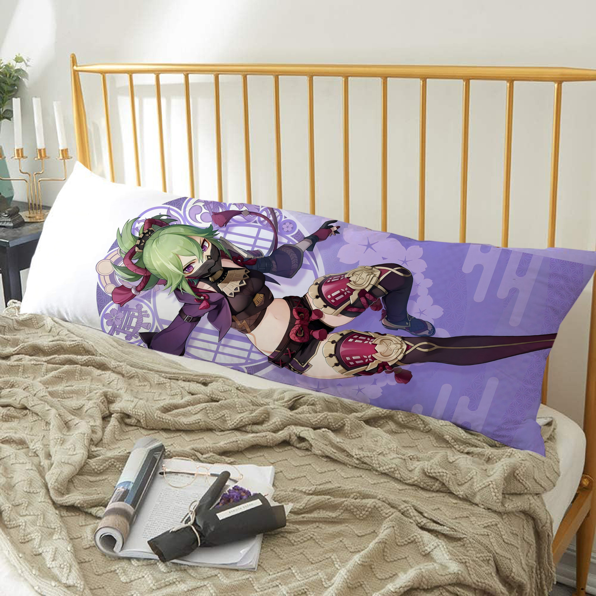 げんし神 genshin ロング抱き枕カバー 両面プリントタイプ（サイズ選択可）