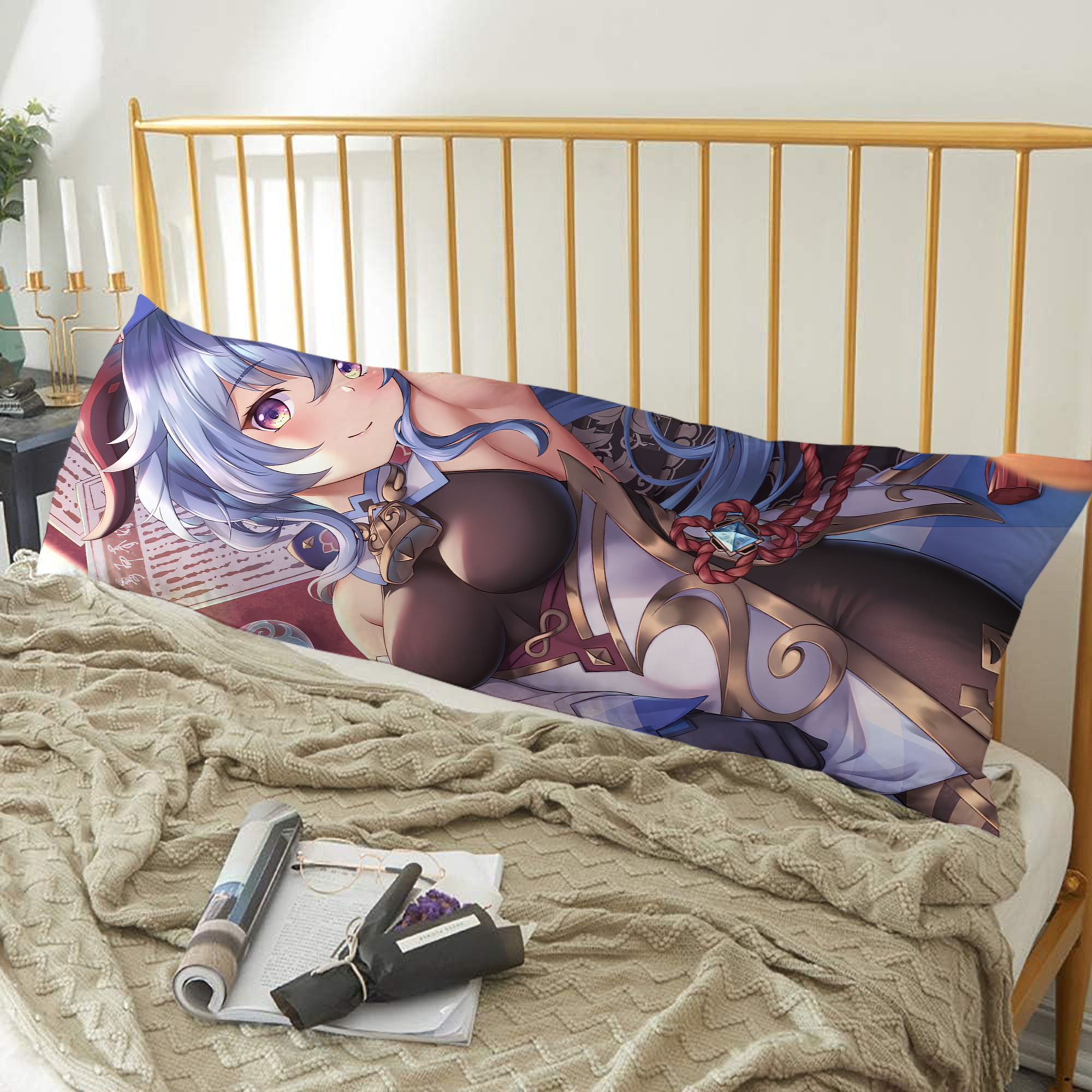 げんし神 genshin ロング抱き枕カバー 両面プリントタイプ（サイズ選択可）