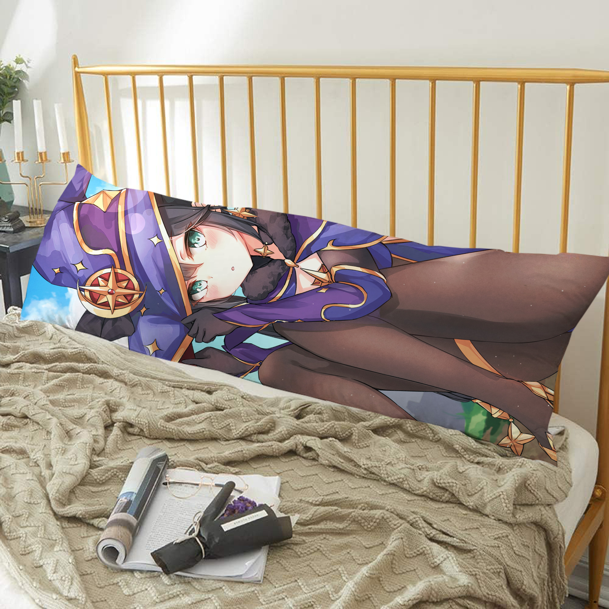 げんし神 genshin ロング抱き枕カバー 両面プリントタイプ（サイズ選択可）