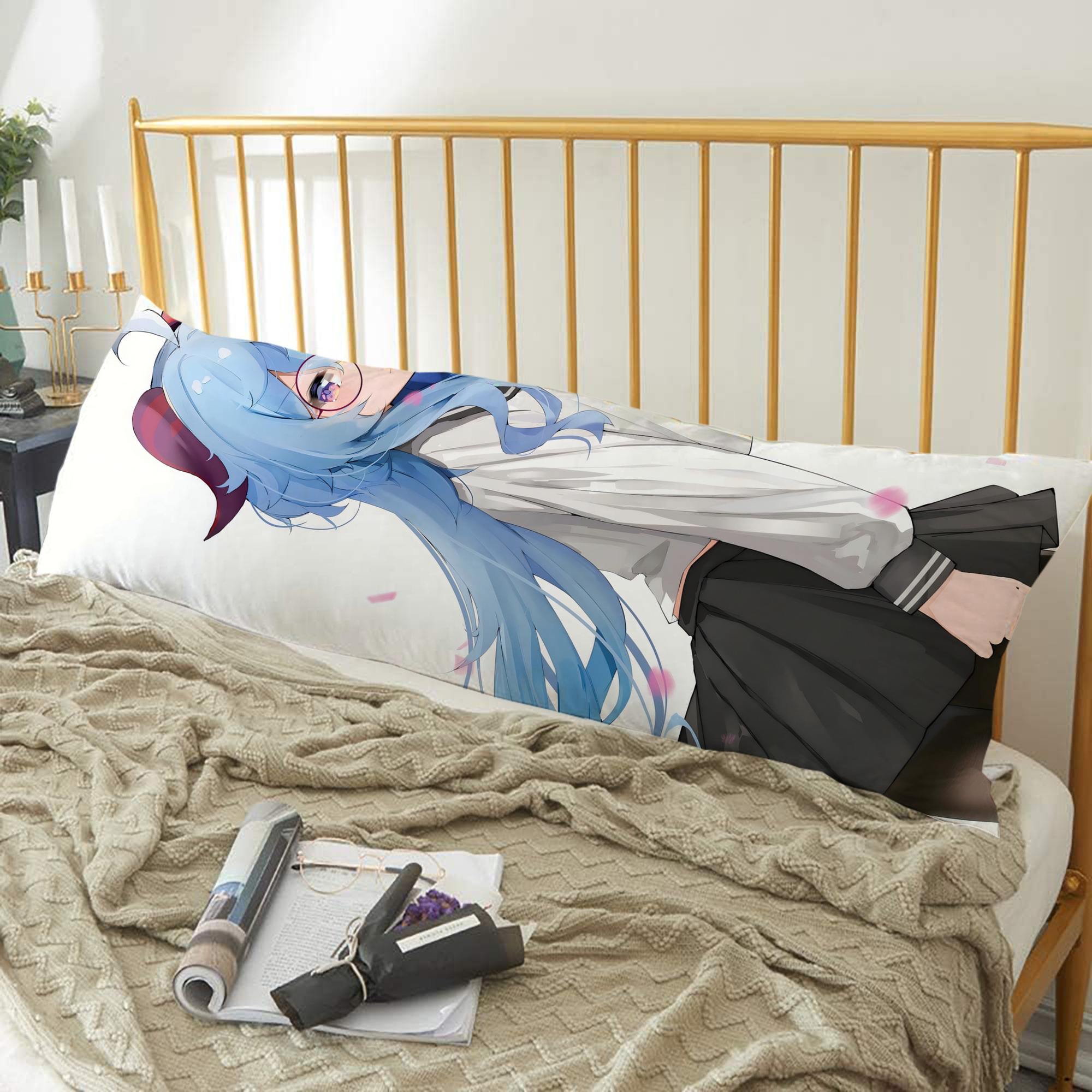 げんし神 genshin ロング抱き枕カバー 両面プリントタイプ（サイズ選択可）