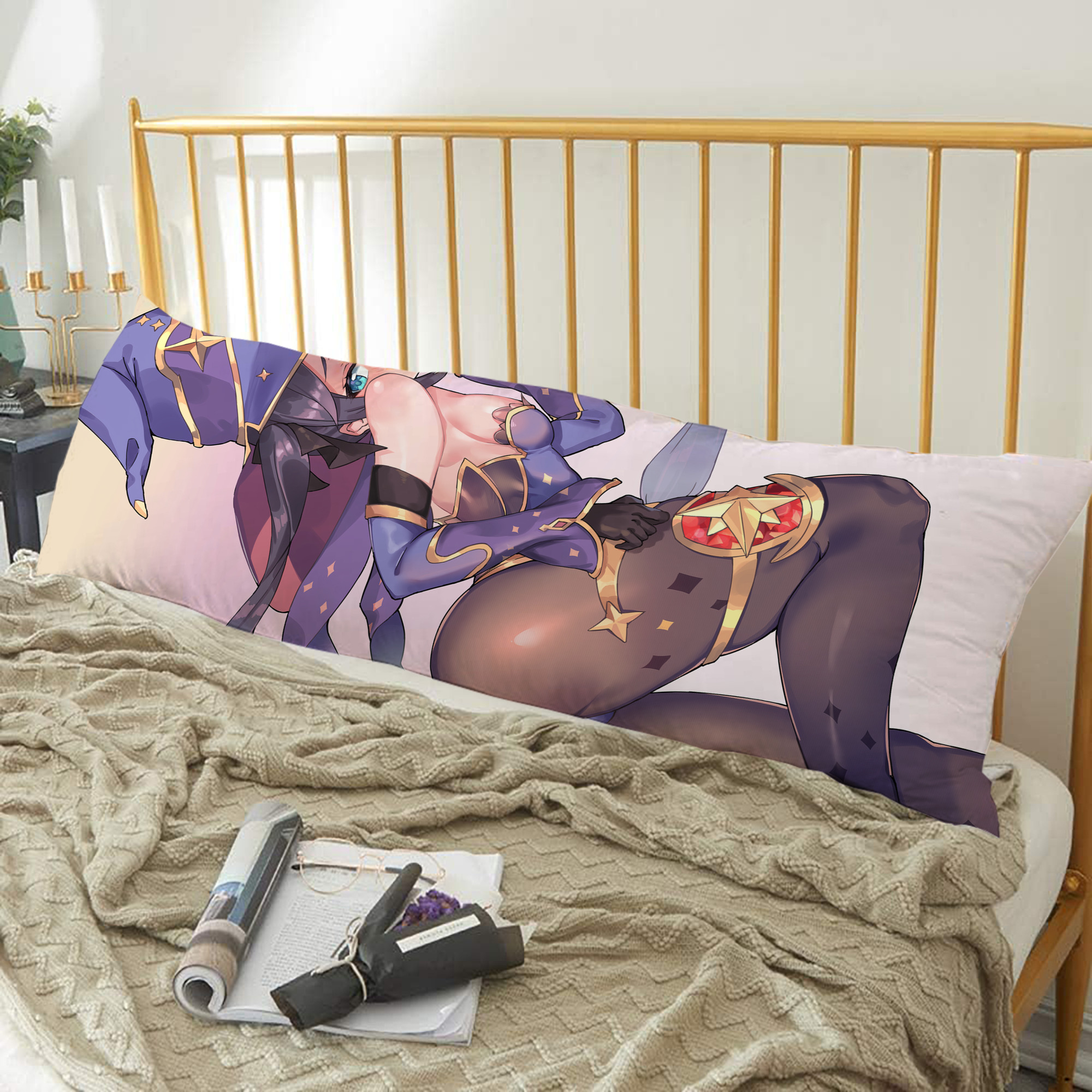 げんし神 genshin ロング抱き枕カバー 両面プリントタイプ（サイズ選択可）