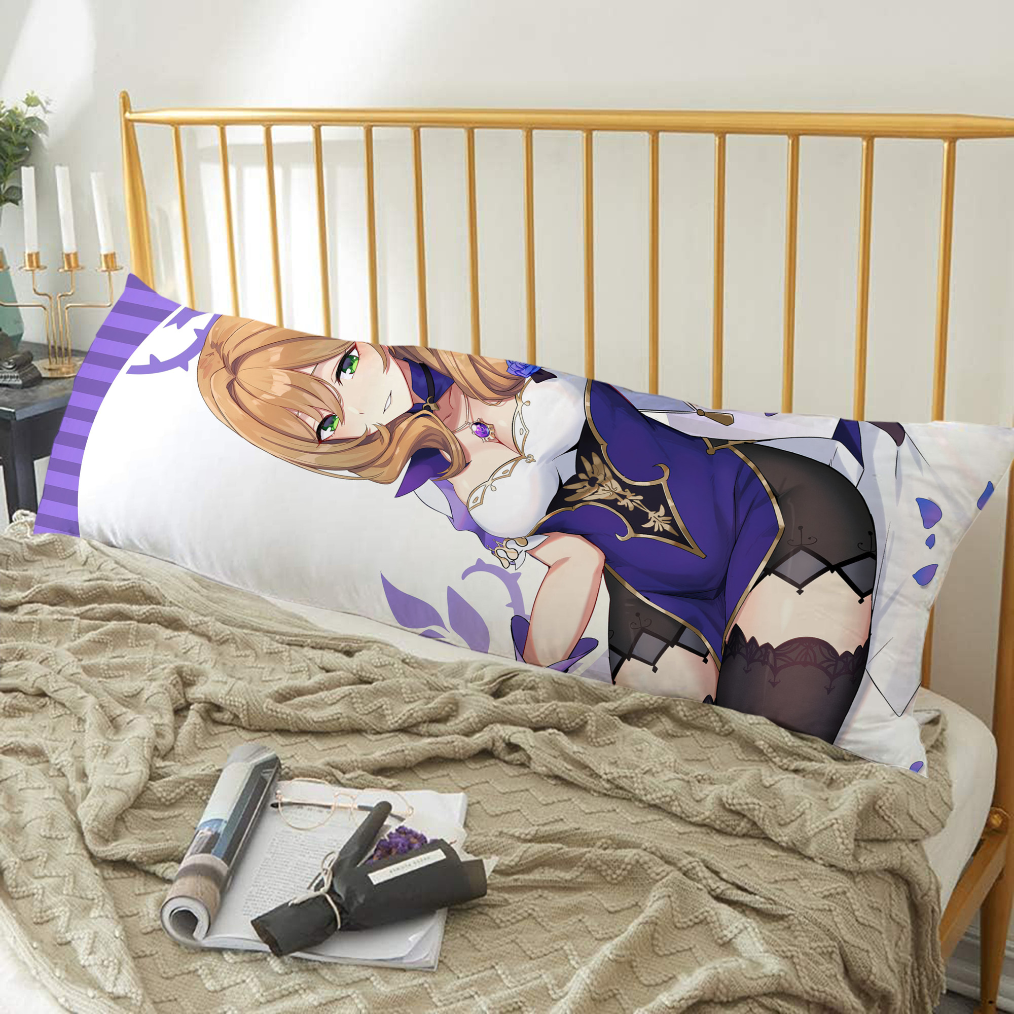 げんし神 genshin ロング抱き枕カバー 両面プリントタイプ（サイズ選択可）